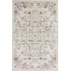Central Oriental Heirloom Chetwode/Navajo White Floral 7ft.10in. x 9ft.10in. Rect. Rug
