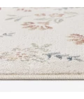 Central Oriental Heirloom Chetwode/Navajo White Floral 7ft.10in. x 9ft.10in. Rect. Rug