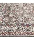 Central Oriental Heirloom Tan/Navajo White Border/Floral 5ft.3in. x 7ft.7in. Rect. Rug