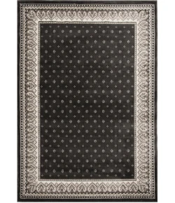 Central Oriental Heirloom Abbey/Navajo White Border/Abstract 9in. x 26in. Rect. Rug