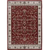 Central Oriental Heirloom Cinnabar/Navajo White Border/Floral 5ft.3in. x 7ft.7in. Rect. Rug