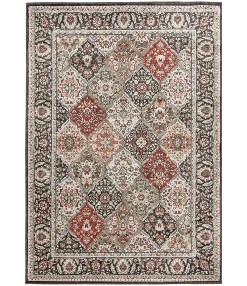Central Oriental Heirloom Abbey/Multi Moroccan 5ft.3in. x 7ft.7in. Rect. Rug