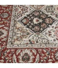 Central Oriental Heirloom Cinnabar/Multi Moroccan 5ft.3in. x 7ft.7in. Rect. Rug