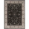 Central Oriental Heirloom Abbey/Navajo White Border/Floral 5ft.3in. x 7ft.7in. Rect. Rug