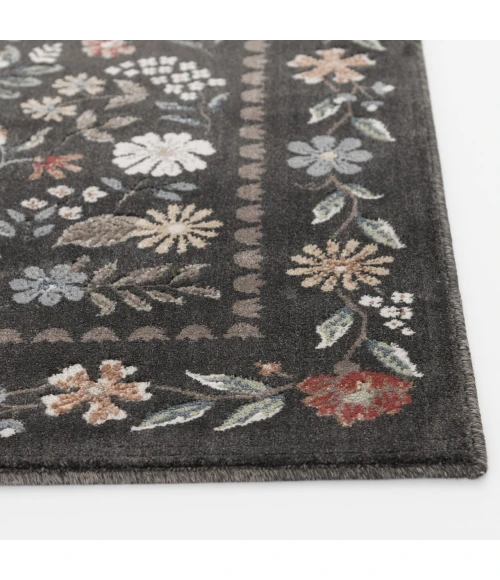 Central Oriental Erin & Ben _ Rooted Abbey/Multi Floral 7ft.10 x 9ft.10in. Rect. Rug