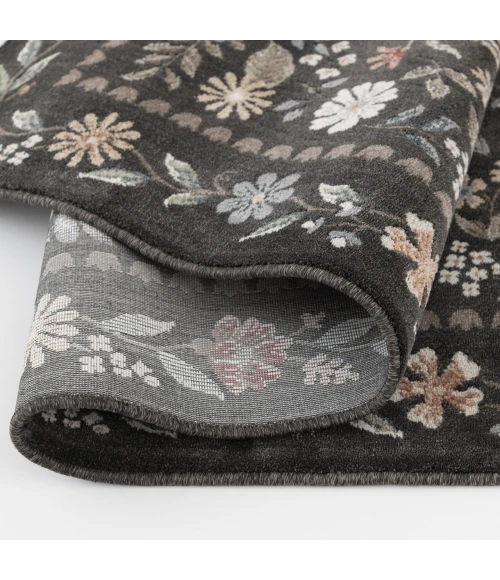 Central Oriental Erin & Ben _ Rooted Abbey/Multi Floral 7ft.10 x 9ft.10in. Rect. Rug