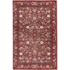 Central Oriental Erin & Ben _ Rooted Cinnabar/Multi Floral 7ft.10 x 9ft.10in. Rect. Rug