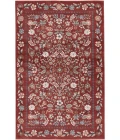 Central Oriental Erin & Ben _ Rooted Cinnabar/Multi Floral 7ft.10 x 9ft.10in. Rect. Rug