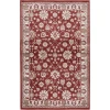 Central Oriental Erin & Ben _ Rooted Cinnabar Floral 7ft.10 x 9ft.10in. Rect. Rug