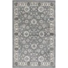 Central Oriental Erin & Ben _ Rooted Sky Blue Floral 7ft.10 x 9ft.10in. Rect. Rug