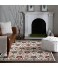 Central Oriental Erin & Ben _ Rooted Champagne/Multi  Floral 7ft.10 x 9ft.10in. Rect. Rug