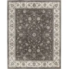 Central Oriental Clearwater Dove Border/Floral 7ft.3in. x 10ft.10in. Rect. Rug