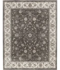 Central Oriental Clearwater Dove Border/Floral 9in. x 33in. Rect. Rug