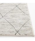 Central Oriental Landscape Salt/Shell Lattice 7ft.10in. x 9ft.10 Rect. Rug