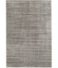 Central Oriental Landscape Pumice/Smoke Abstract 9in. x 26in. Rect. Rug