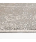 Central Oriental Landscape Pumice/Shell Abstract 9in. x 33in. Rect. Rug