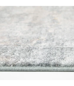 Central Oriental Landscape Harbor/Salt Abstract 7ft.10in. x 10ft.10in. Rect. Rug