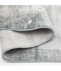 Central Oriental Landscape Harbor/Salt Abstract 7ft.10in. x 10ft.10in. Rect. Rug