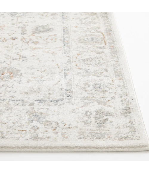 Central Oriental Landscape Shell/Sandstone Floral 5ft. x 7ft.6in. Rect. Rug