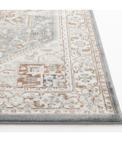 Central Oriental Landscape Harbor/Canyon Rose Moroccan 7ft.10in. x 9ft.10in. Rect. Rug