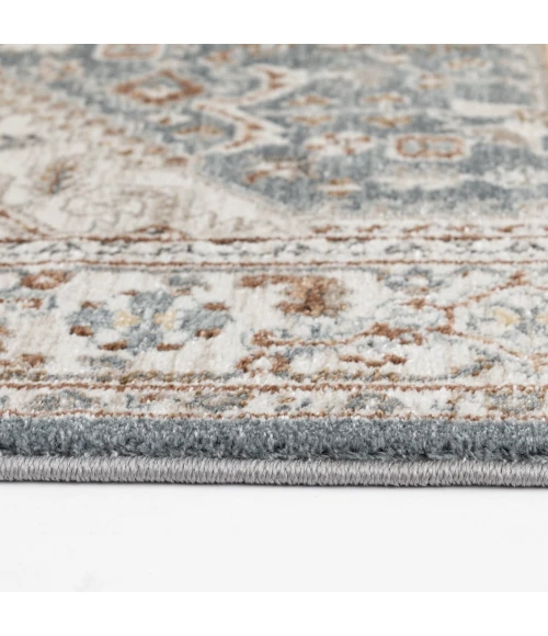 Central Oriental Landscape Harbor/Canyon Rose Moroccan 5ft. x 7ft.6in. Rect. Rug
