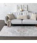 Central Oriental Landscape Harbor/Canyon Rose Moroccan 5ft. x 7ft.6in. Rect. Rug