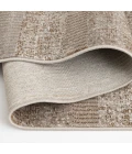 Central Oriental Landscape Mocha/Sand Abstract 5ft. x 7ft.6in. Rect. Rug