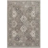 Central Oriental Clearwater Chalk/Gunmetal Oriental/Traditional 9in. x 26in. Rect. Rug