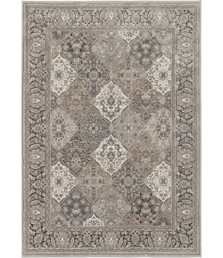 Central Oriental Clearwater Chalk/Gunmetal Oriental/Traditional 9in. x 33in. Rect. Rug
