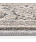 Central Oriental Clearwater Chalk/Gunmetal Oriental/Traditional 9in. x 33in. Rect. Rug