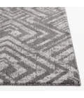 Central Oriental Lowell Gray Geometric 24in. x 36in. Rect. Rug