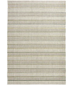 Central Oriental Colourscape Green/Ecru Stripe 7ft.10in. x 9ft.10in. Rect. Rug