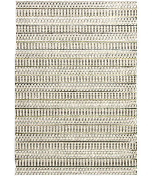 Central Oriental Colourscape Green/Ecru Stripe 7ft.10in. x 9ft.10in. Rect. Rug