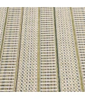 Central Oriental Colourscape Green/Ecru Stripe 7ft.10in. x 9ft.10in. Rect. Rug