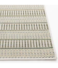 Central Oriental Colourscape Green/Ecru Stripe 7ft.10in. x 9ft.10in. Rect. Rug