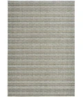 Central Oriental Colourscape Green/Ecru Stripe 7ft.10in. x 9ft.10in. Rect. Rug