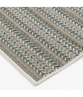 Central Oriental Colourscape Green/Ecru Stripe 7ft.10in. x 9ft.10in. Rect. Rug