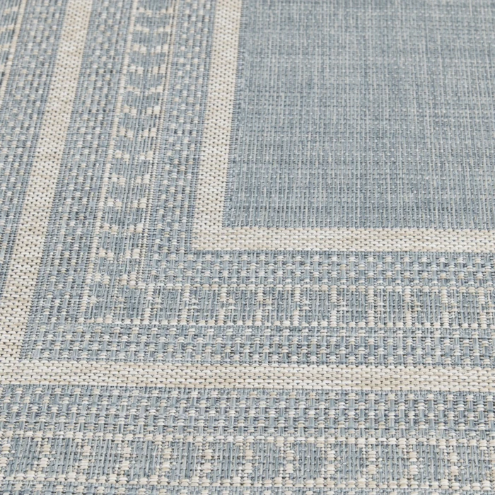 Central Oriental Melbourne Tidepool Border/Abstract 3ft.3in. x 5ft.3in. Rect. Rug