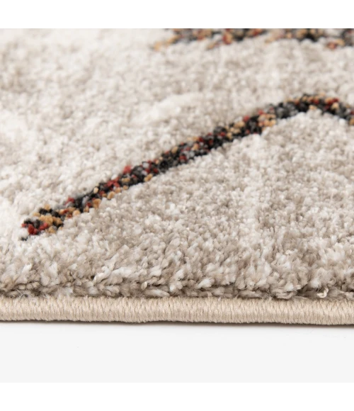 Central Oriental Oklahoma Nickel/Multi Moroccan 5ft. x 7ft.3in. Rect. Rug