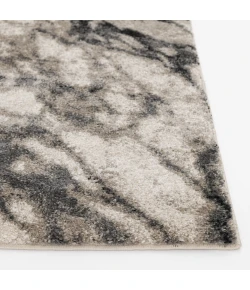 Central Oriental Oklahoma Linen – White Sand/Nickel Abstract 7ft.10in. x 9ft.10in. Rect. Rug