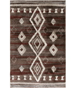 Central Oriental Oklahoma Rust/Mink Moroccan 7ft.10in. x 9ft.10in. Rect. Rug