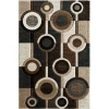 Central Oriental Apex Brown Geometric 7ft.10in. x 9ft.10in. Rect. Rug