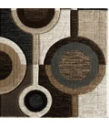 Central Oriental Apex Brown Geometric 5ft. x 7ft.3in. Rect. Rug