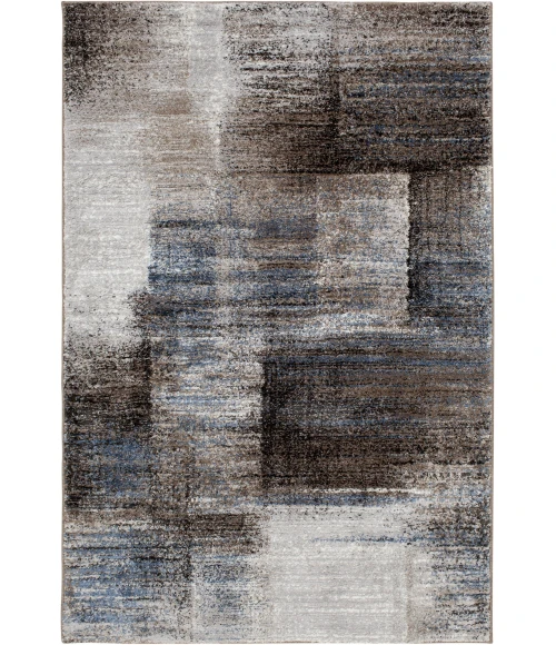 Central Oriental Structures Mink/Dusk Abstract 9ft.10 x 12ft.10in. Rect. Rug