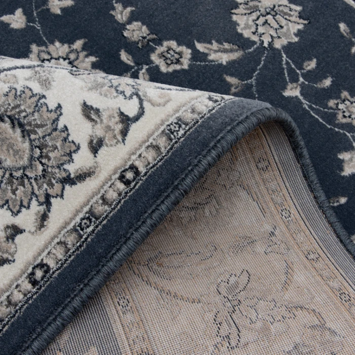 Central Oriental Clearwater Shade Border/Floral 7ft.3in. x 10ft.10in. Rect. Rug
