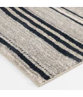 Central Oriental Stonington Coconut/Zinc Stripe 7ft.10in. x 9ft.10in. Rect. Rug