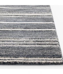 Central Oriental Stonington Denim/Zinc Stripe 7ft.10in. x 9ft.10in. Rect. Rug