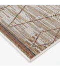 Central Oriental Colourscape Multi/Natural Moroccan 7ft.10in. x 9ft.10in. Rect. Rug