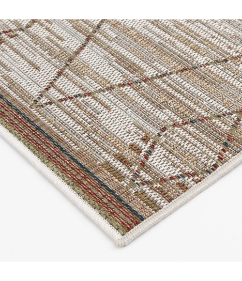 Central Oriental Colourscape Multi/Natural Moroccan 7ft.10in. x 9ft.10in. Rect. Rug