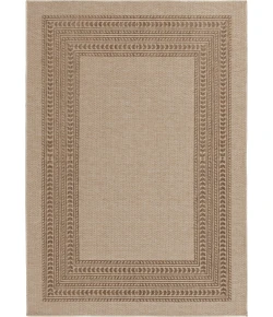 Central Oriental Santorini Natural/Earth Abstract 7ft.10in. x 9ft.10in. Rect. Rug